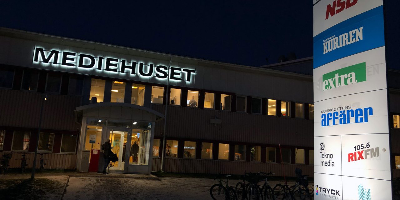 Studiebesök i Mediehuset i Luleå