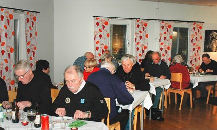 Julbord i “klubblokalen”